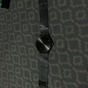 Calvin Klein Dark Gray Mesh Strap Watch